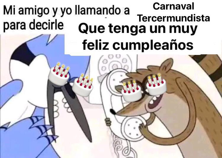 Fleztime's tweet photo. @CTercermundista Imagina tomarte a la ligera ese tema, en verdad tenemos que hacerte una fiesta de cumpleaños https://t.co/Z23b5JUFC7