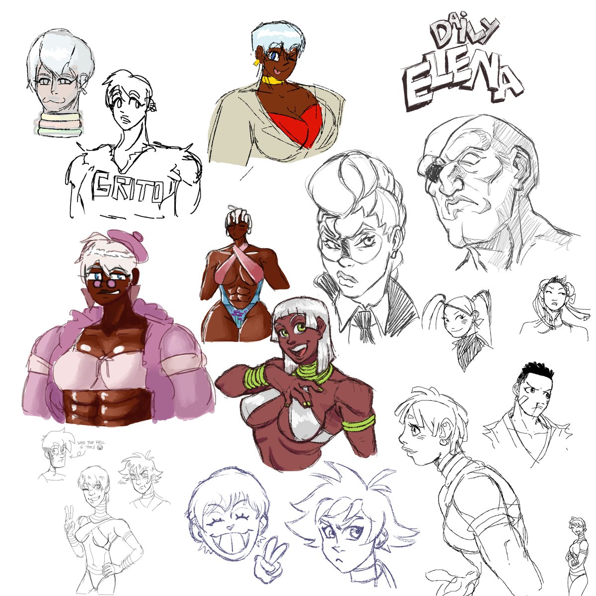 Daily Elena DLC !
Drawing Elena from Street Fighter! #StreetFighter

31/100

Magma board with some people from the server, this is pretty fun :]