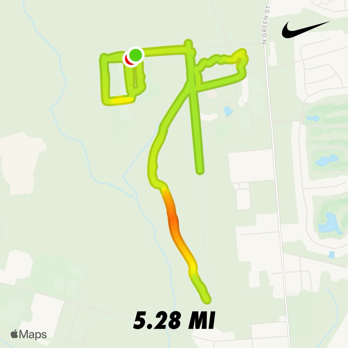 silvrgoat06's tweet photo. Crisp 5+ miles through the woods and around the soccer fields. #fitover40 #selfcare #pinebarrens #NeverSettle https://t.co/HALaYPdGnx
