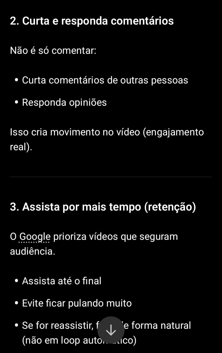 Pessoal amanhã  na hora que sair o  1° episódio vamos engajar de maneira correta, pra deixar ele em alta e o algoritmo  estourar a bolha e entregar pra mais pessoas.
Evite perder tempo com isso:
Ficar vendo em loop
Modo anônimo repetindo
❌ Não ajuda
E ai vai algumas dicas pra