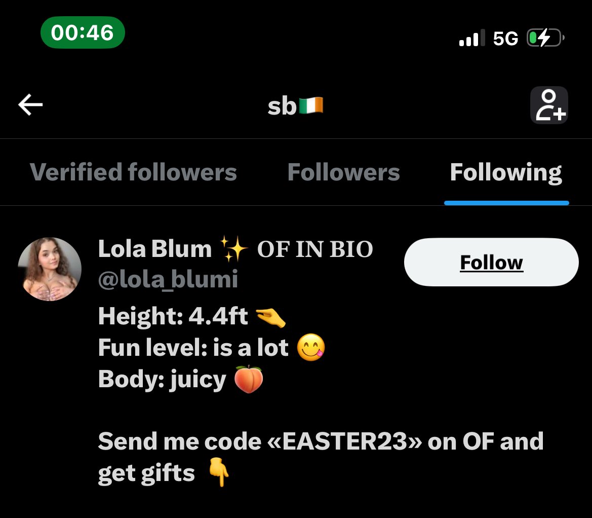 A think it’s you who needs to step foot in a church 

Following more than one dwarf pornstar is mental 🤣🤯