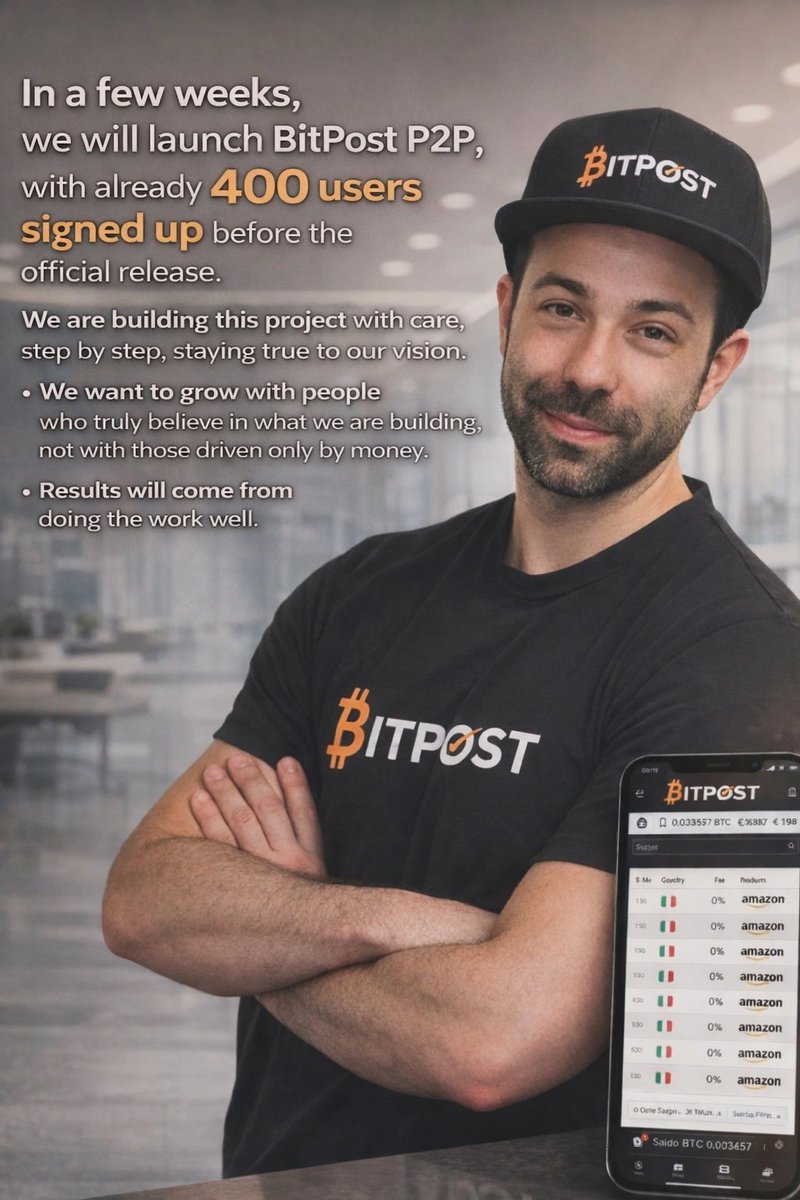 bitpostP2P's tweet photo. ⏳️We’re very close to the first release https://t.co/bn2yUWGZY1