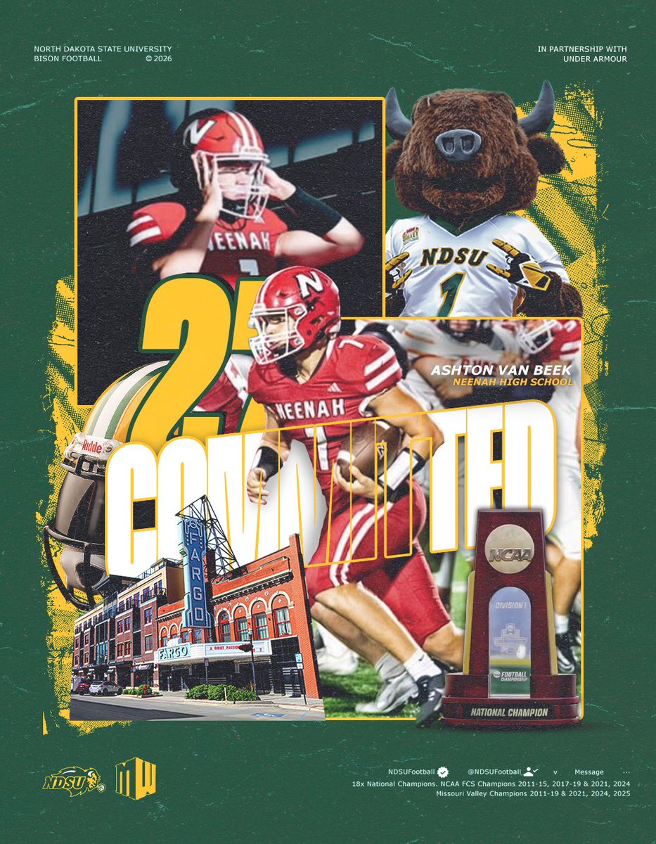 AshtonVanbeek7's tweet photo. Go bison!!! 🦬 https://t.co/q7W2ehC26K