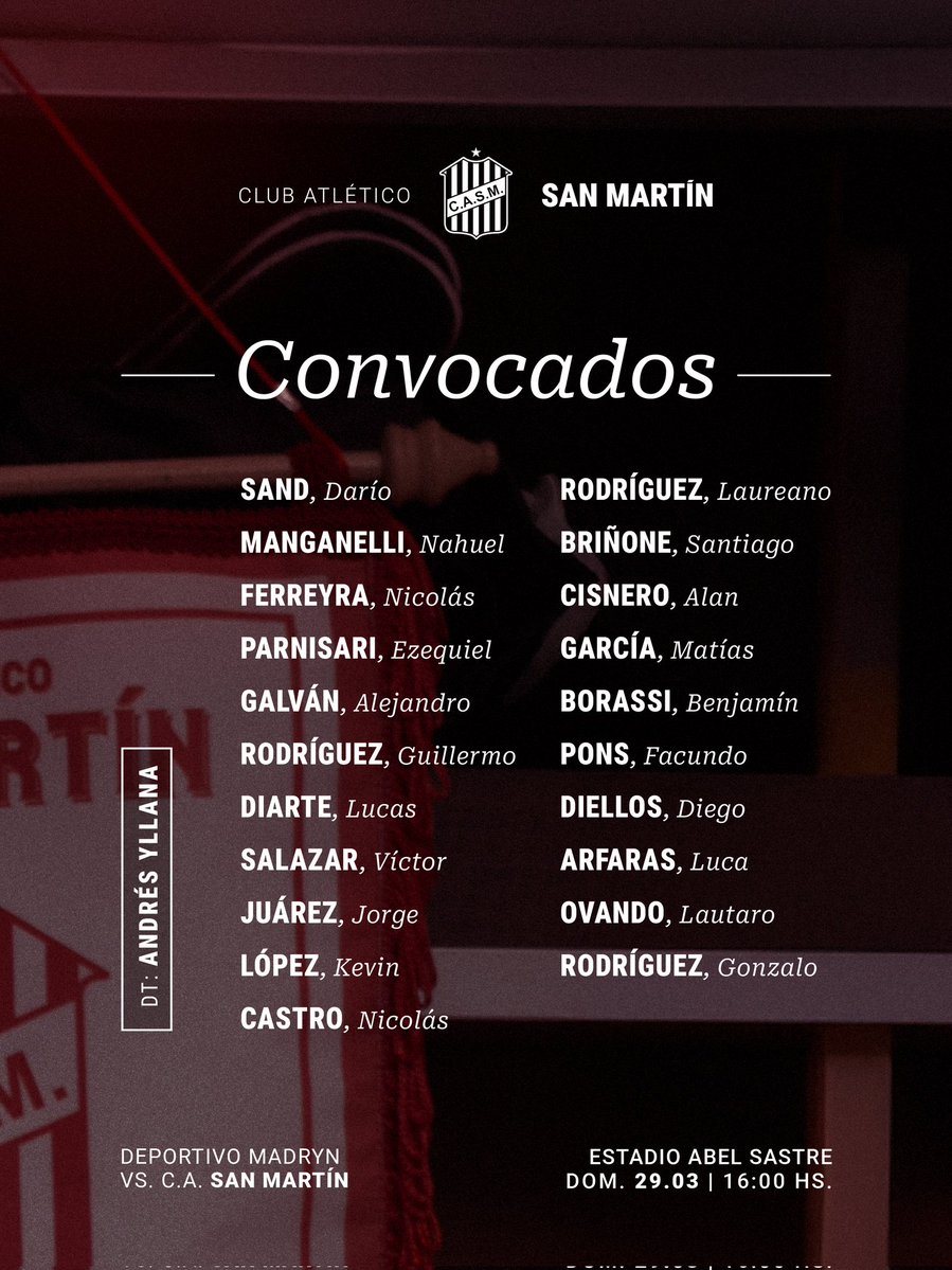 Club Atlético San Martín tweet media