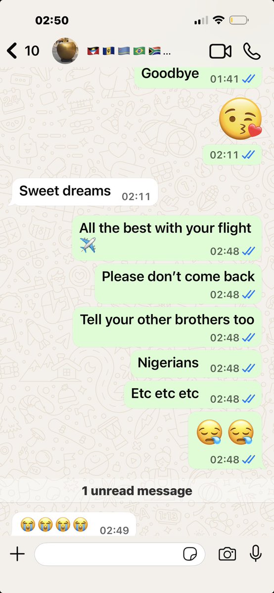 Patriotism in the DMs too bafazi 😪😪😪😪😪😪