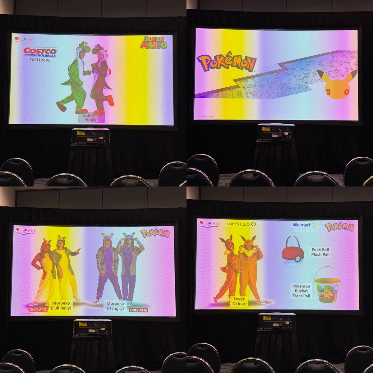 InPursuitofToys's tweet image. Disguise Costumes reveals from the WonderCon @JAKKStoys panel. Costumes from Sonic the Hedgehog, Super Mario, Pokemon, Minecraft, K-Pop Demon Hunters plus more!

#disguisecostumes #jakkspacific #costumes #wondercon #inpursuitoftoys