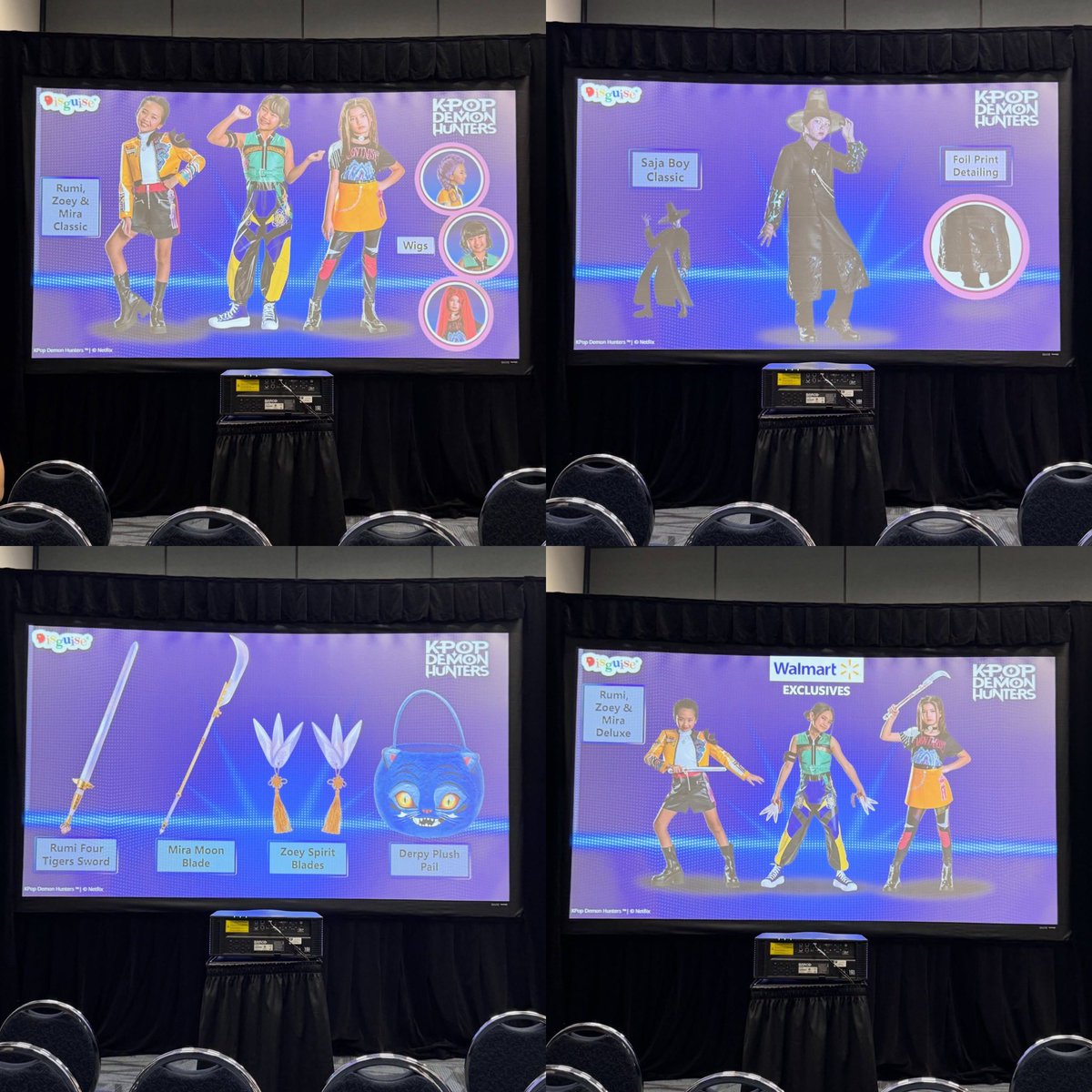 InPursuitofToys's tweet image. Disguise Costumes reveals from the WonderCon @JAKKStoys panel. Costumes from Sonic the Hedgehog, Super Mario, Pokemon, Minecraft, K-Pop Demon Hunters plus more!

#disguisecostumes #jakkspacific #costumes #wondercon #inpursuitoftoys