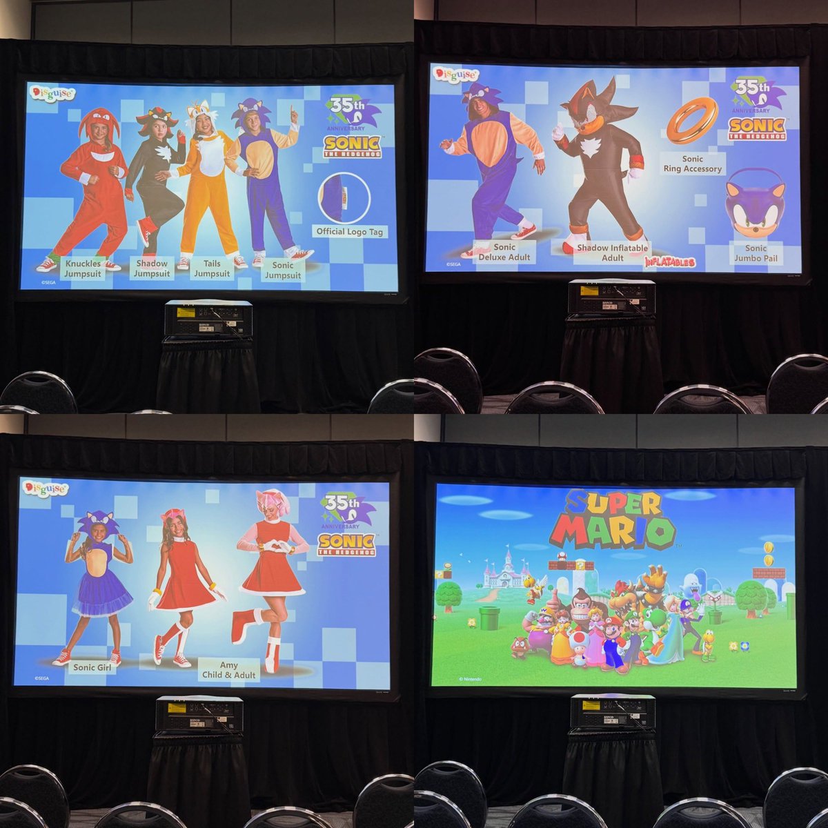 InPursuitofToys's tweet image. Disguise Costumes reveals from the WonderCon @JAKKStoys panel. Costumes from Sonic the Hedgehog, Super Mario, Pokemon, Minecraft, K-Pop Demon Hunters plus more!

#disguisecostumes #jakkspacific #costumes #wondercon #inpursuitoftoys