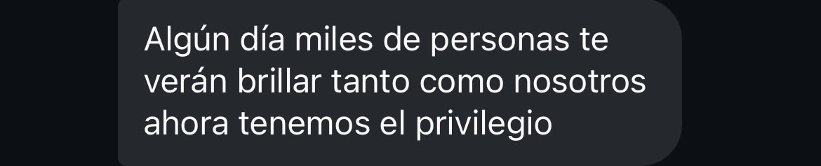 Isabellarozoac's tweet photo. Uno de los mensajes y palabras bonitas q recibí hoy. Jamás pensé sentir tanto amor y también de las personas que uno no esperar los tkm https://t.co/nfRNnVLT8d