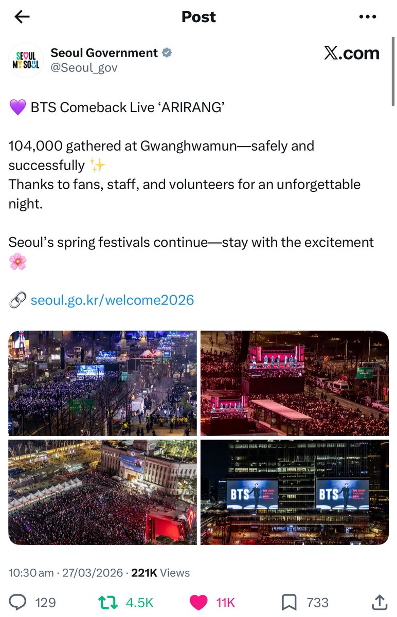 nini⁷🎧💥⚢ IS SEEING BTS tweet media