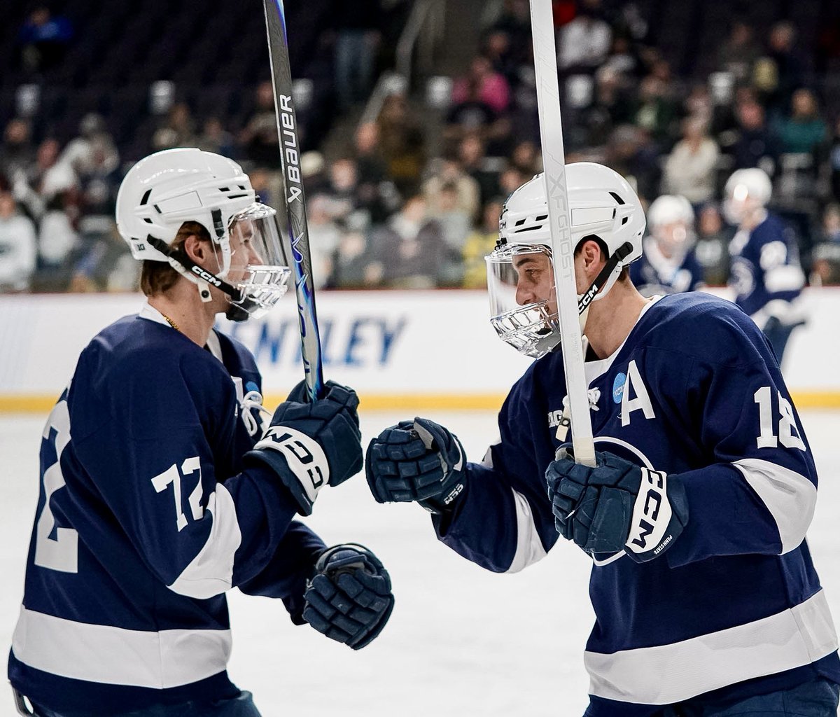 PennStateMHKY's tweet image. It’s go time!! 👊👊

#WeAre #HockeyValley