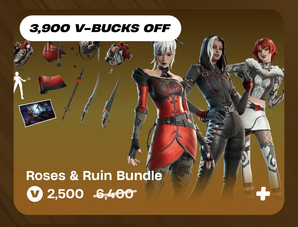 Besties… we hit bankruptcy 😔🚨💸 we barely have 2400 vbucks and I’m struggling 😭🎀
¿what are we choosing?