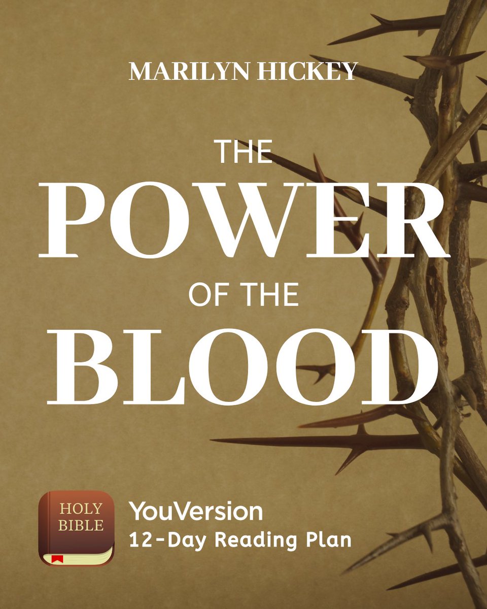 marilyn_hickey_'s tweet image. This Easter, understand the power that is available to you through His shed blood! This 12-day devotional on @YouVersion will revolutionize your life! bible.com/reading-plans/…

#Easter #BibleStudy #ChristianInspiration #Devotional