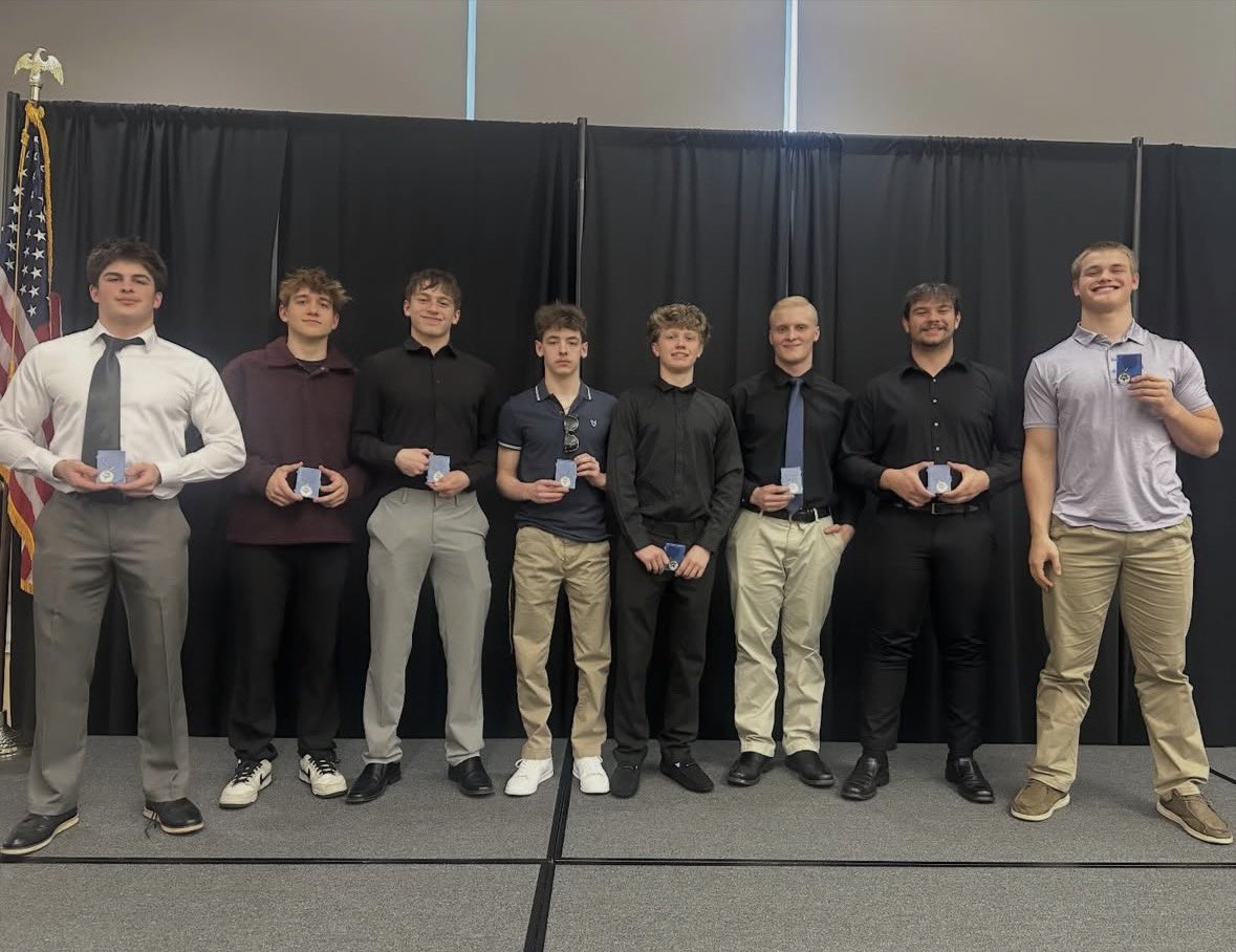 zach_terrill's tweet photo. Enjoyed the 1st Team All-Sagamore Conference dinner. Proud of what we did this wrestling season. @SagAthleticConf @lebanontigers @Coach_King_3 https://t.co/oj8ne5FCkq