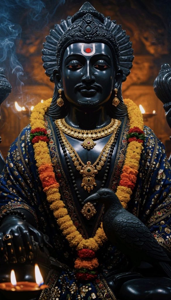 DEVILAL924's tweet photo. “देशाश्च दुर्गाणि वनानि यत्र सेनानिवेशाः पुरपत्तनानि।
पीड्यन्ति सर्वे विषमस्थितेन तस्मै नमः श्रीरविनन्दनाय॥”
*विपरीत ग्रहस्थिति या दुष्काल में सम्पूर्ण राज्य,नगर,गांव,सेना और वन तक पीड़ित और ऐसे संकटों को शांत करने वाले शनि देव को प्रणाम-
ॐ शं शनैश्चराय नमः🔵🪔🙏🦚🚩
शुभ प्रभात🙏 https://t.co/ZCXtSHv7az