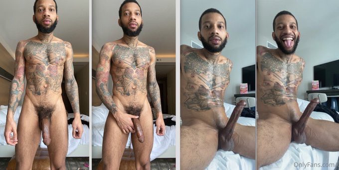 XLMeninColor's tweet photo. Wow! @daddiesdinero aka virgel at OF has got everything you could ask for, but he hasn’t posted in a long time. Miss him! In the meantime, check out his cumshot in the video!  https://t.co/ZbEaImBJ3l