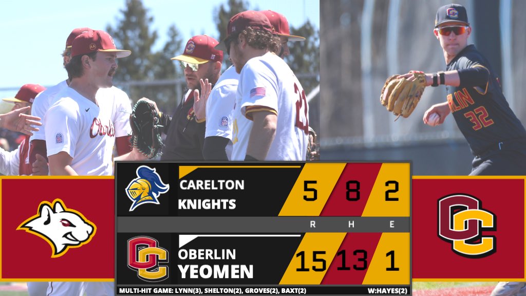 Oberlin Baseball tweet media