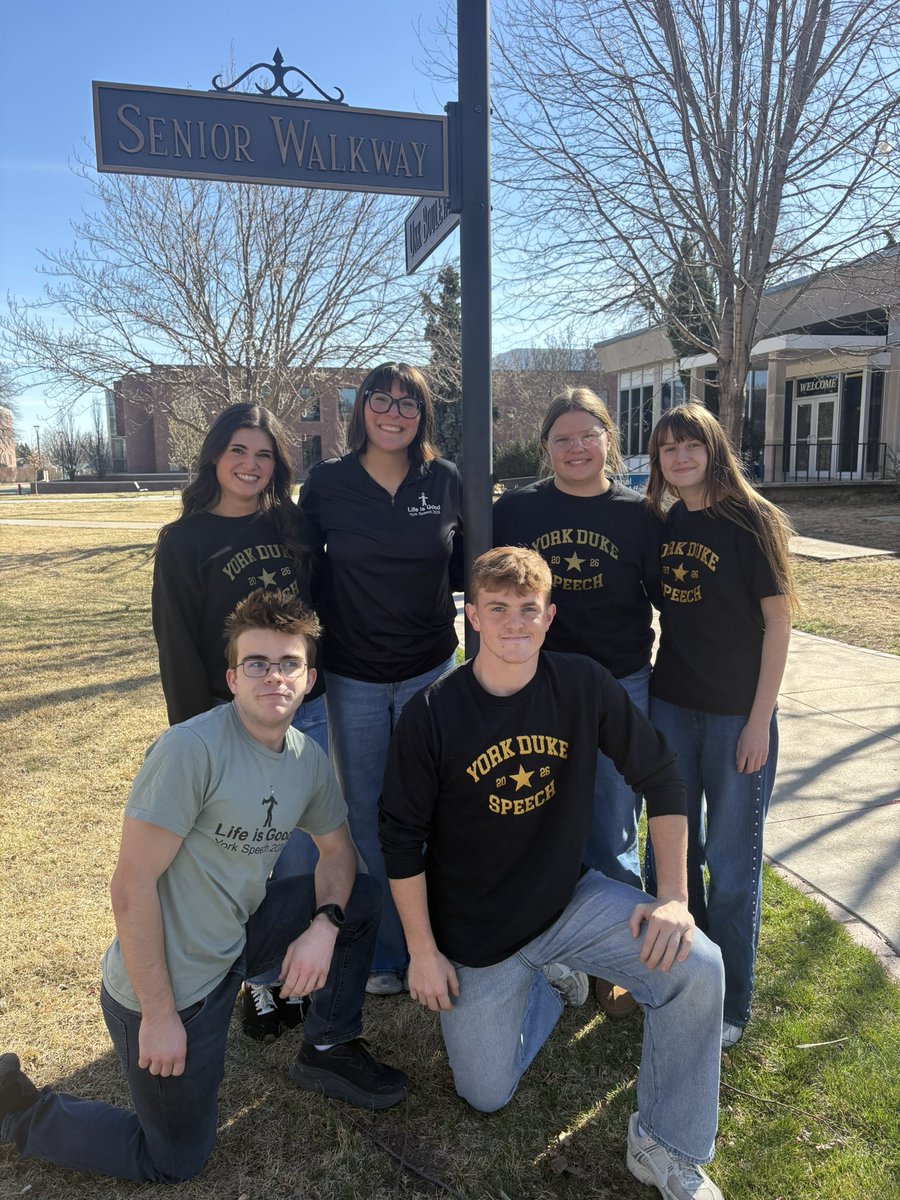 York One-Act/Speech tweet media