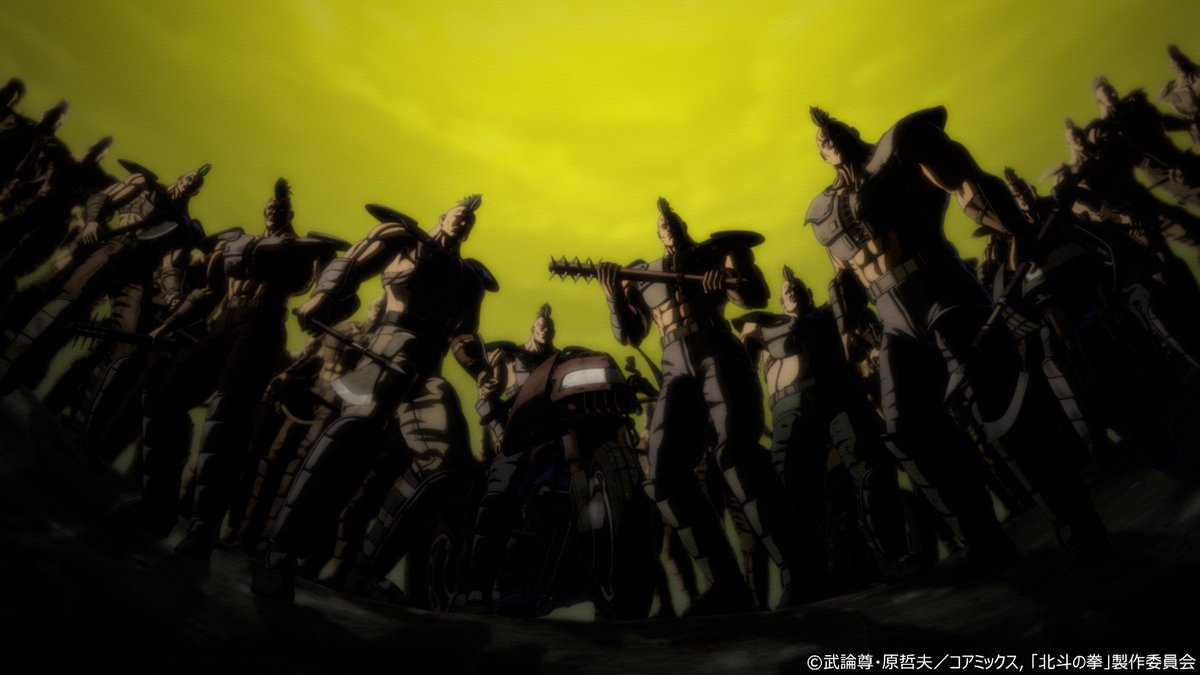 アニメ4月10日放送配信!!✨北斗の拳公式情報局‼️ tweet media