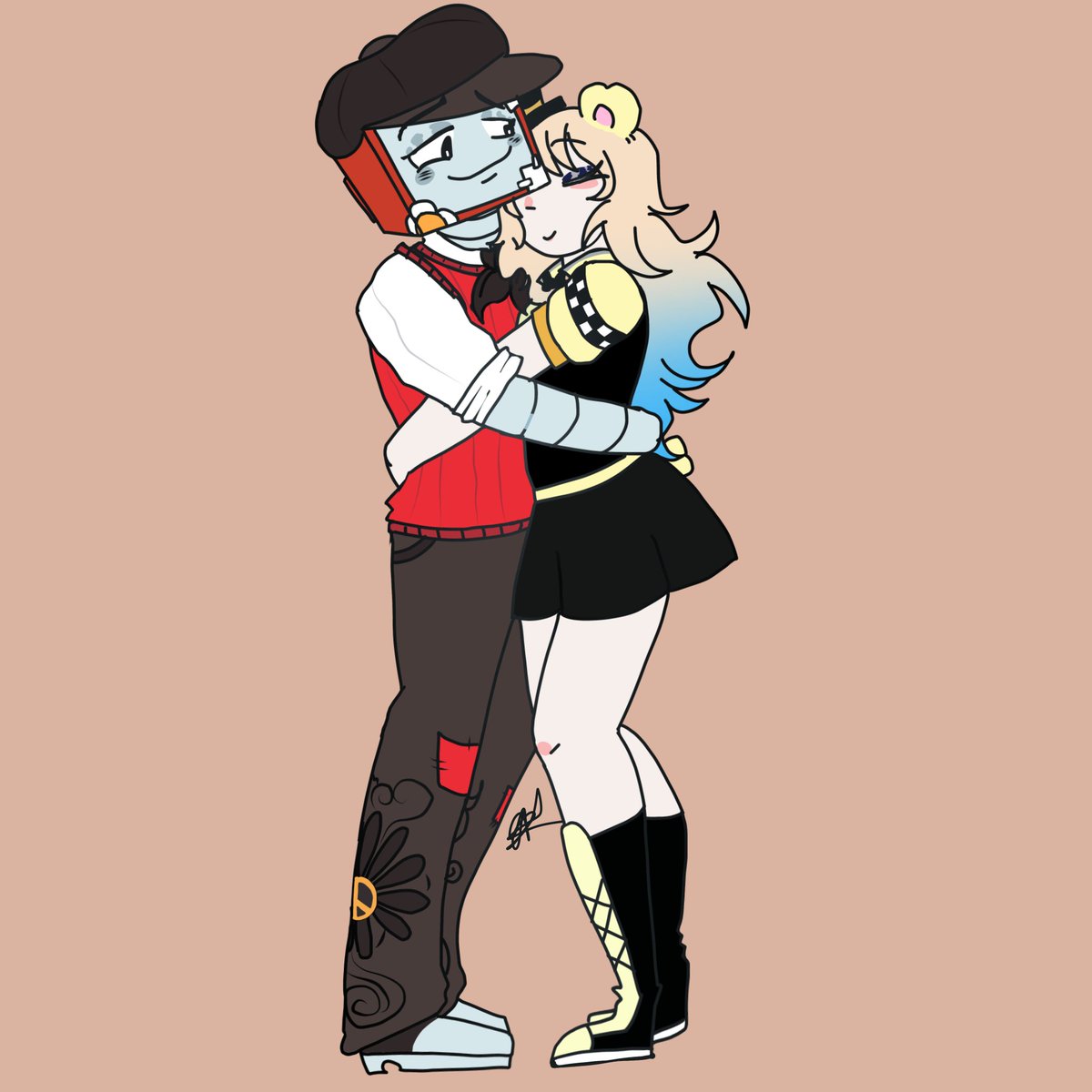 Undertalesamara's tweet photo. Commission~ 
Very simple but it’s so cute!

#commission #tmon #aphrodesia #snaccpop https://t.co/clfZwIvfE6