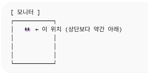 rlightcandles's tweet photo. 모니터 높이 이렇게 하라는데 낮췄더니 통증이 더 옴. 어떻게 하는 게 좋은 건지 모르겠다 ㅜㅜ https://t.co/CscWSWbta9