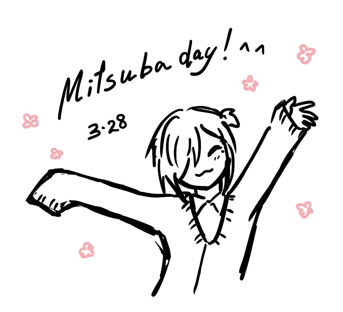 daily mitsuba doodle🌸 tweet media