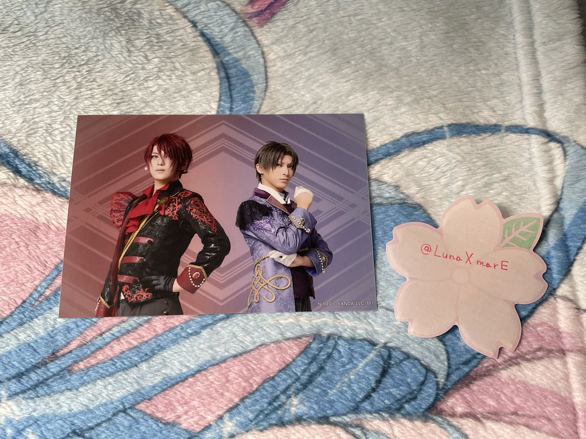 LunaXmarE's tweet photo. 【交換】ミュージカル刀剣乱舞 刀ミュ 夜半 ランダム ペア ブロマイド ライブver

譲* 後家＆長谷部
求* 長義＆後家＞伯仲、戦闘の長義＆長谷部＞戦闘の長義＆五月雨

1:1、郵送での交換になります。
ピンポイントで難しいかと思いますが、よろしくお願いいたします。
検索からでもお気軽にどうぞ！ https://t.co/K7bnLh1ksz