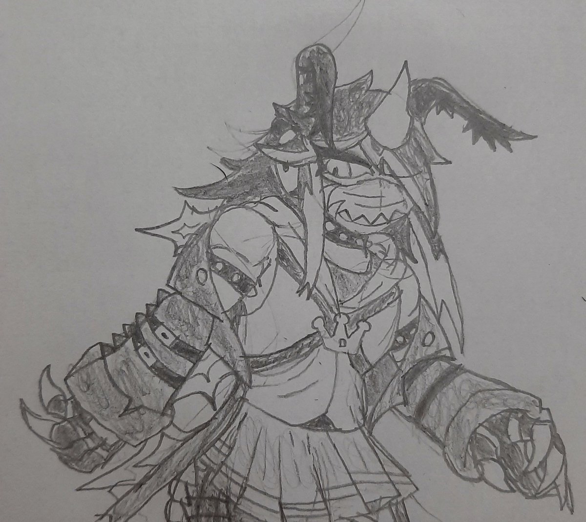 AlvesRango17205's tweet photo. Gave Nero a redesign.
She wasn't looking depressed enough for me.
(Might show some more about her tomorrow since i just noticed i drew her in an angle that doesn't show her scar and headphone side that looks like a scar)
#oc #neronga https://t.co/aw2LWrh7EI