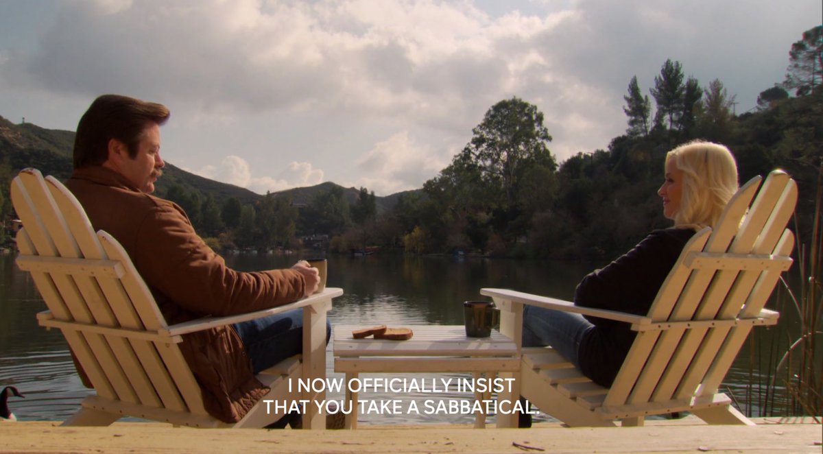 out of context parks and rec tweet media