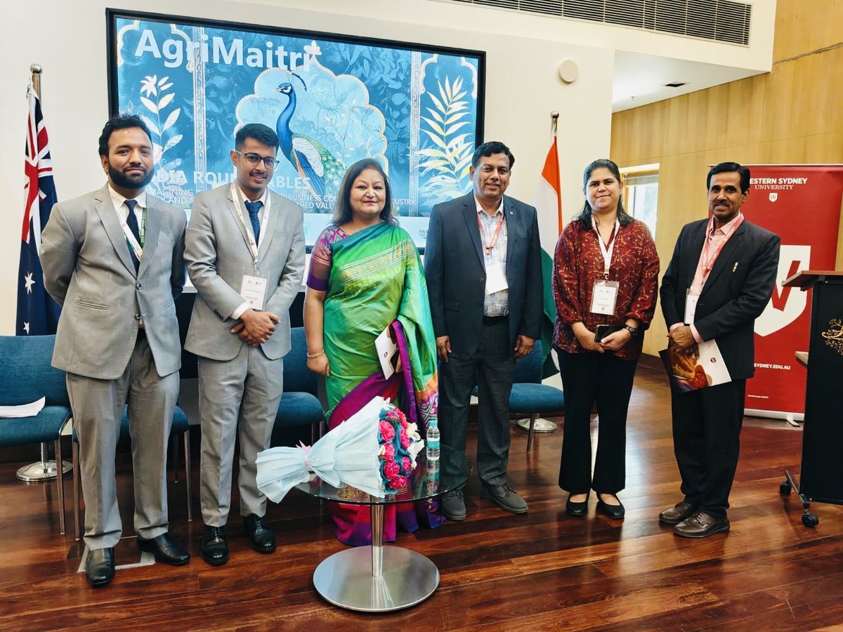 deft_india's tweet photo. Dr. Arabinda Mishra participated  at AgriMaitri Roundtable on Indo-Australian Agribusiness Collaboration at New Delhi &amp; Jaipur in March 2026 which brought together key stakeholders to strengthen global agribusiness ecosystems &amp; foster collaboration between India &amp; Australia. 🌱🌏 https://t.co/LdD6OGq1Iw