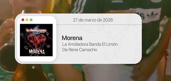 UMUSICA's tweet image. Aquí te dejamos TU DOSIS DE MUSICA nueva!! Lo mejor del Regional Mexicano, solo para ti!💃🔥

#LaArrolladoraBandaElLimónDeReneCamacho - 'Morena' 
#AdrielFavela, #LOW - 'RoOcCOna' 
#DannyFelix - 'Chiclona' 
#AlexFernández - 'Disculpe Usted' 

Déjanos en los comentarios, cuáles