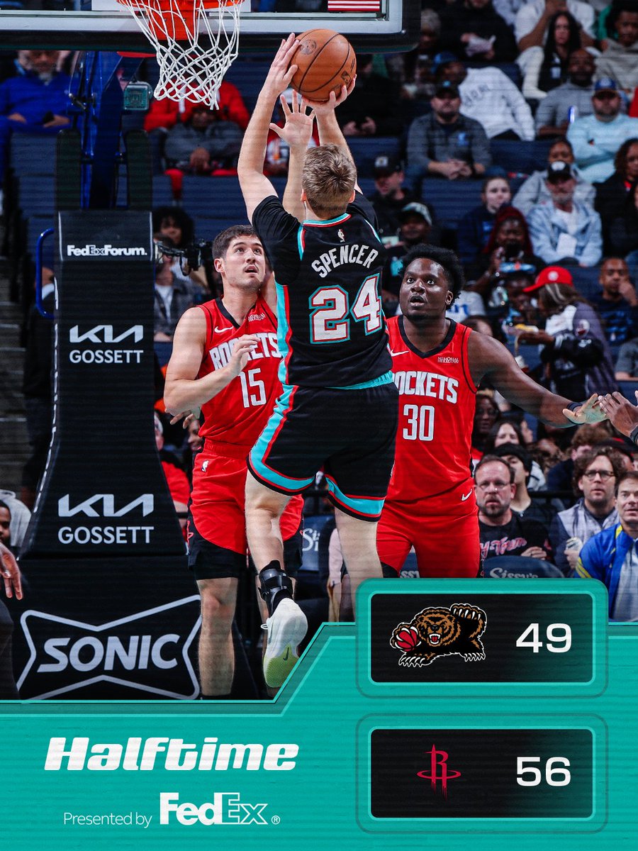 2nd Half on Deck 🐻
📺 @FDSN_Grizzlies