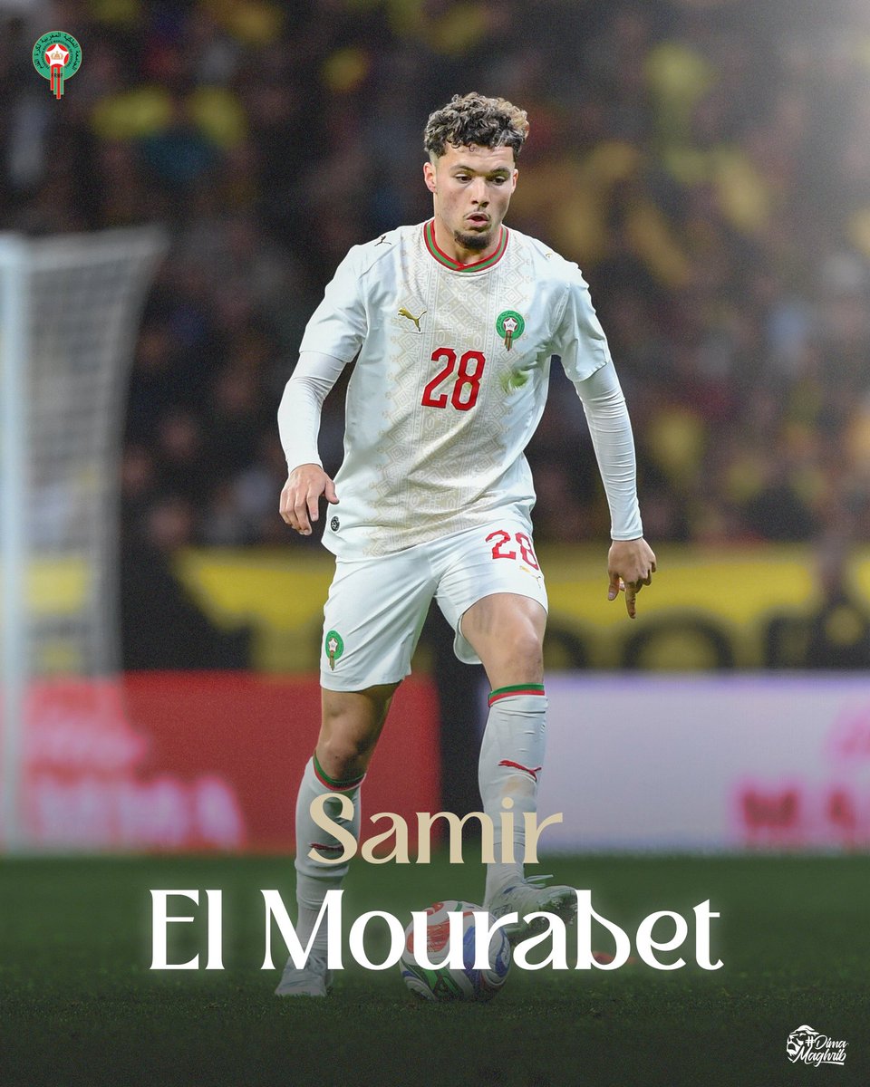 أول ظهور رسمي لـ سمير المورابيط مع المنتخب الوطني الأول! 🦁

Samir El Mourabet makes his official debut appearance with the Atlas Lions! 🇲🇦

#DimaMaghrib
