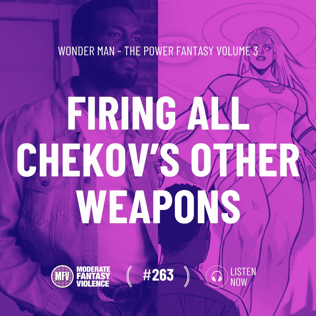 MFVPodcast's tweet photo. MFV #263 is out now. We discuss Marvel’s new show Wonder Man and the third volume of The Power Fantasy from Kieron Gillen and Caspar Wijngaard. Listen here: https://t.co/R8JiUM50rn https://t.co/ZWerIO6jAY