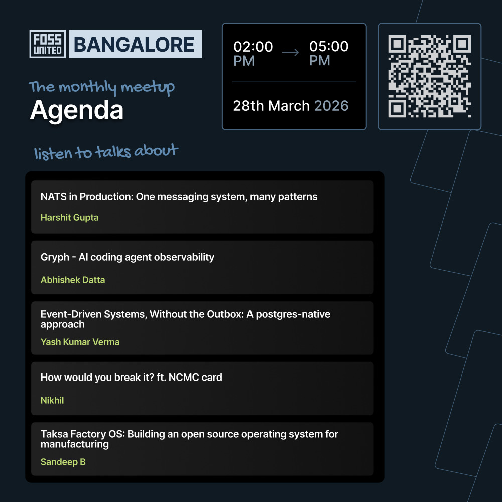FOSS United Bangalore tweet media