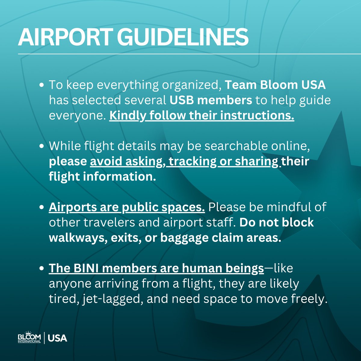 TEAM BLOOM USA tweet media