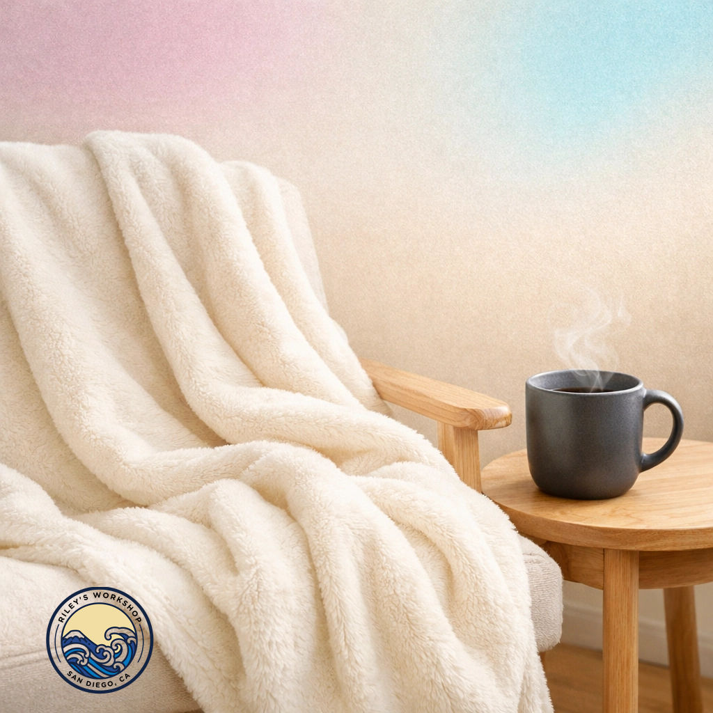 BeauJames01's tweet image. The ultimate 'thank you' isn't a pen: it's a custom plush blanket. 🧶 

From corporate gifts to family reunions, we love seeing our blankets bring the cozy vibes. 

Customize yours at rileysworkshop.com!

#CustomBlankets #TeamSwag #CozyVibes #RileysWorkshop