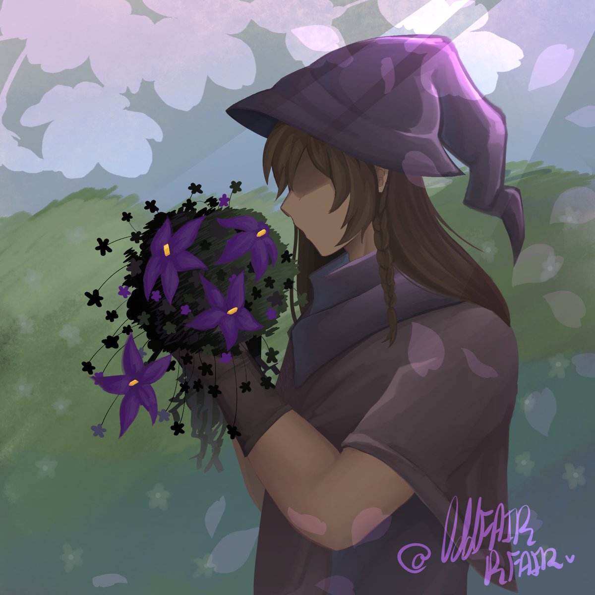 OddFairRFair's tweet photo. Azure | gift for my partner since it’s their b-day :DD💜🎂 #forsaken #azureforsaken https://t.co/fLrAXuI8sZ