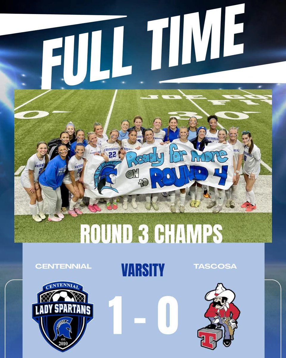 CHSLadySpartans's tweet photo. Regional Semi-Final Champs!!! Let's freaking go!! Round 4, here we come!

Goal
Hannah Furney

Assist
@Isabell59511815 

Great defense from the team, and shutout from
@efergus2009 
Addy

#LSS
#LetsFreakingGo https://t.co/TMzbnbnEHi