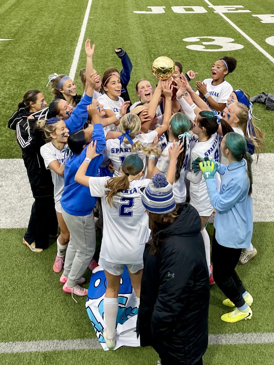CHSLadySpartans's tweet photo. Regional Semi-Final Champs!!! Let's freaking go!! Round 4, here we come!

Goal
Hannah Furney

Assist
@Isabell59511815 

Great defense from the team, and shutout from
@efergus2009 
Addy

#LSS
#LetsFreakingGo https://t.co/TMzbnbnEHi
