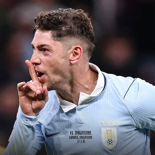 Fede Valverde strzelił gola w meczu Anglia - Urugwaj. 🇺🇾🦅
