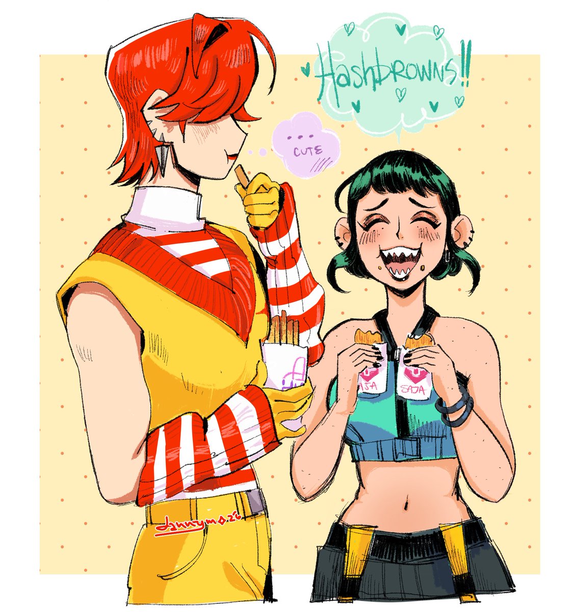 Hashbrowns &amp; Fries #KPOPDEMONHUNTERS #zoeystery #nauticalog