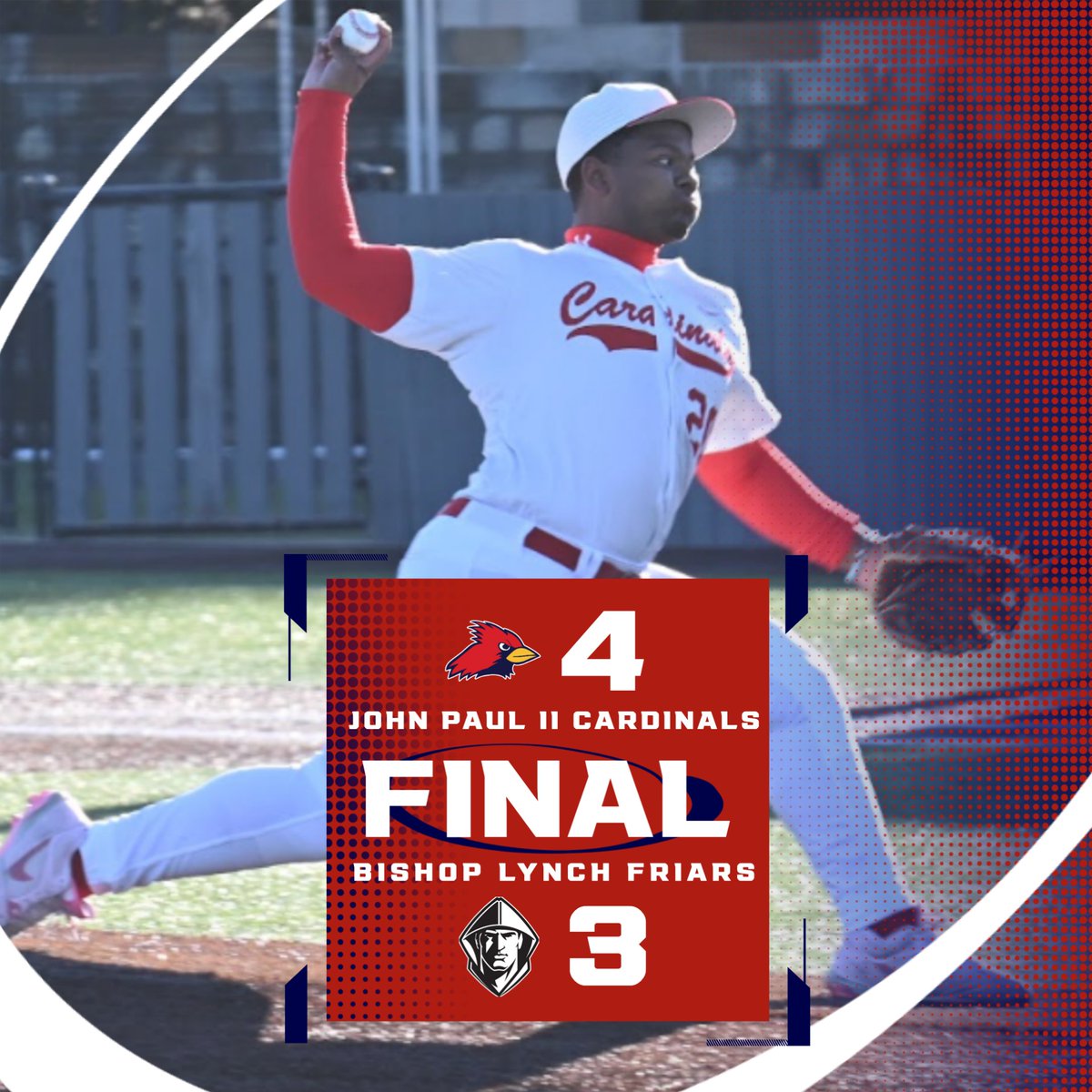 JPIIHSSports's tweet photo. GAME. SAVED. 💥
RJ Bean with the diving double play to finish off a huge 4-3 win against the Friars! https://t.co/oUaOWStCFh