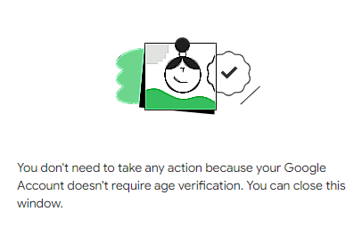 LegendofZinc's tweet photo. @french4undulate @TeamYouTube I'm quite sure it's a bug/glitch on YouTube's end after going to the age verification check on my own account and it stated that I was in the clear. https://t.co/kWFOShMYUU