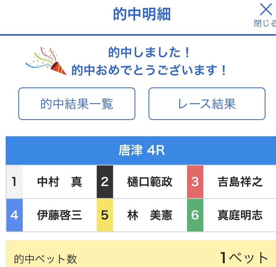 ofunezen's tweet photo. note無料予想にて唐津4R🎯

いやーやってしまった。万舟4本分の威力一撃
端数要りますか？

万舟

4-2-6   40,600円 https://t.co/DkcCzRZUCn