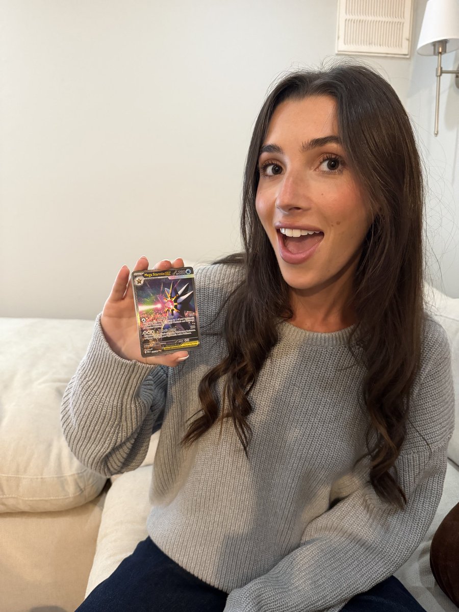 yitcows's tweet photo. My girl got that first pack magic!!! 

Mega Starmine EX SIR 🔥 https://t.co/7eIWMLhwgt