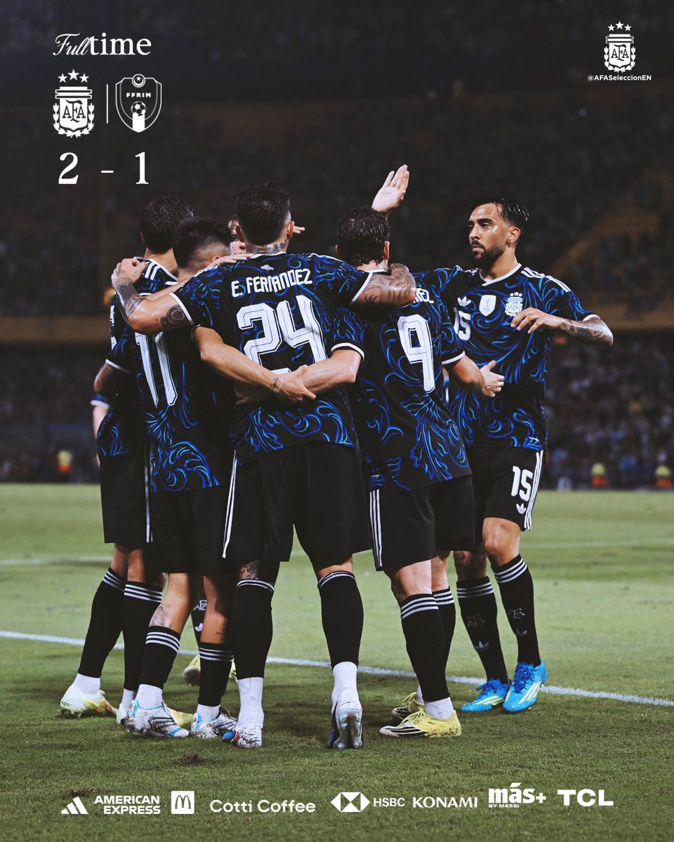 Selección Argentina in English tweet media