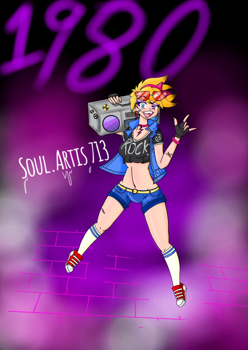 soulArtis713's tweet photo. Hello again friends, today I bring you another drawing, this time a tribute to the 1980s.
Hola de nuevo amigos, hoy les traigo otro dibujo, esta vez un homenaje a los aรฑos 80.
#america #americangirl #girl #art #digitalart #1980s #fanarr #rock #rockgirl #stile #fashion #music https://t.co/J3fiTevmmX