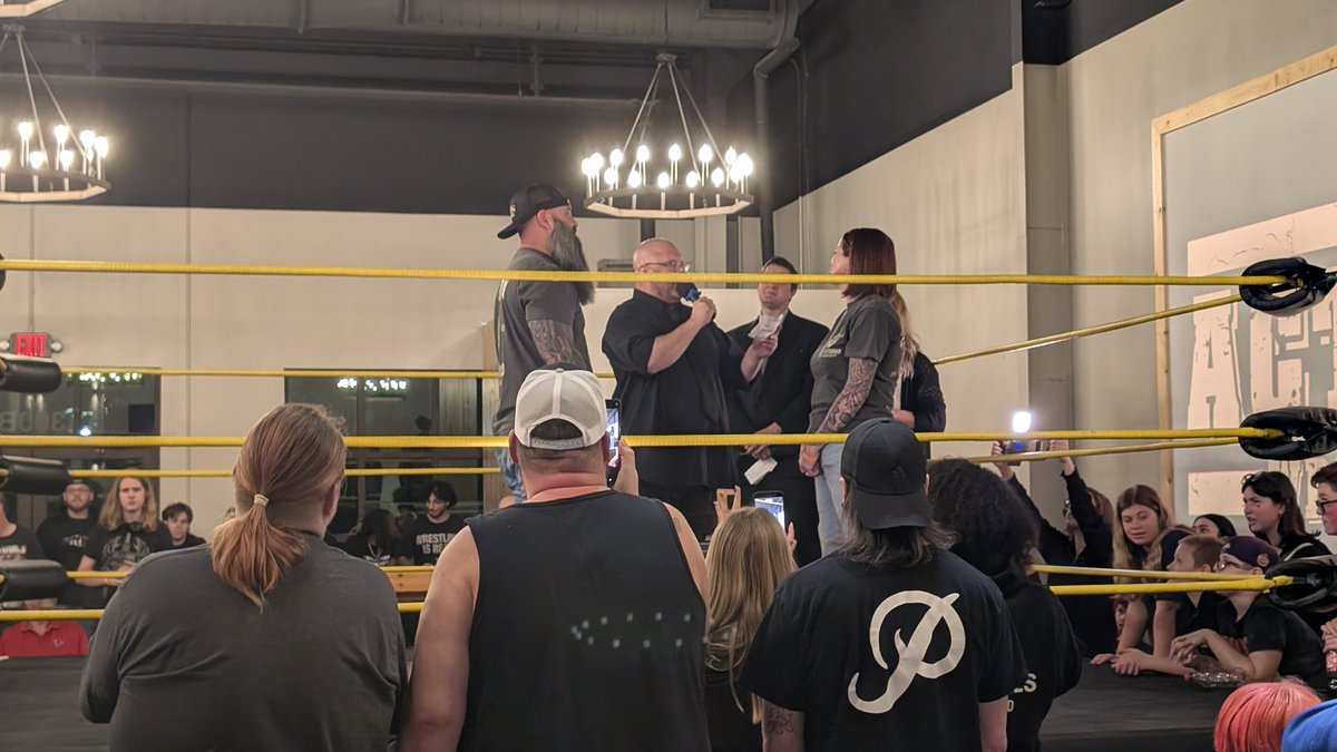 We just had a wedding take place in the <a href="/WrestleACTION1/">ACTION Wrestling</a> ring!!
Congrats to the newlyweds!!!!