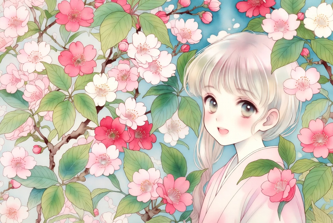 sxcaou's tweet photo. 色が澄む季節にひらく木版の庭🌸

紅花色が木の面に灯り🌿
若葉色が春をそっと重ねる🌼

藍の淡色が影をやわらげ🌱
ふわり摺り重ねが花の命を映す🌞

色の揺らぎが季節を示し🍃
彫と摺の呼吸が紙上に庭を拓く🌷

ほろり光が色を澄ませ🌿
木版の花が静かに咲き始める🌸

#木版画 #春の色彩 #清明の観察 https://t.co/ftZaPCFmoc
